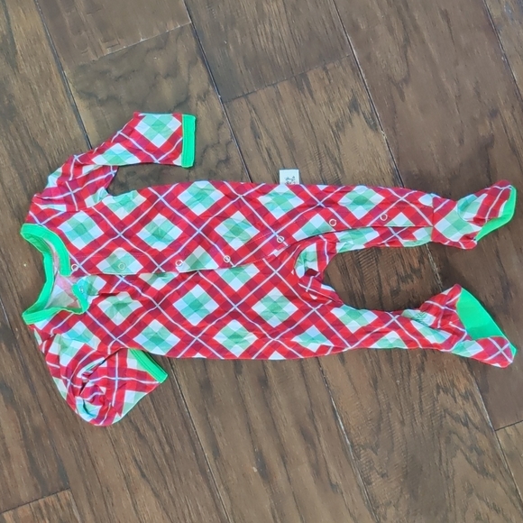Kozi and co bamboo Christmas footie pajamas - Picture 2 of 5